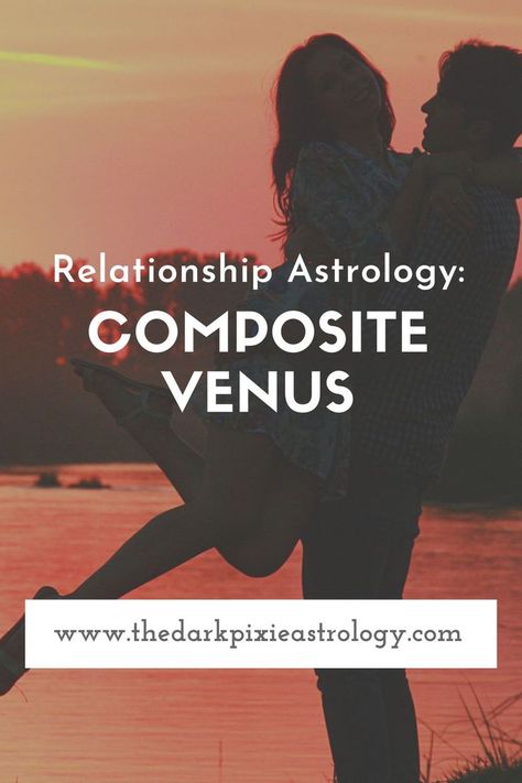 In astrology, two people's charts are merged together to create a new chart called the composite chart, and this is seen as the chart for the relationship itself. The composite chart can show all sorts of things about a relationship that aren't seen just by looking at each individual natal chart. Use general interpretations for the composite planets in the houses and aspecting each other on The Dark Pixie Astrology: https://www.thedarkpixieastrology.com/composite-venus.html Synastry Chart, Composite Chart, Dark Pixie, Relationship Astrology, Chart Astrology, Casual Relationship, Secret Relationship, Learn Astrology, Soul Connection