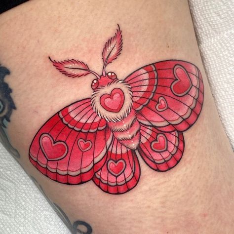 New York Instagram, Moth Insect, Pink Moth, Moth Tattoo Design, Pink Tattoo, Bug Tattoo, Moth Tattoo, Cute Little Tattoos, Cute Tiny Tattoos