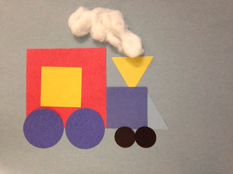 Train Storytime craft Shape Train Craft, Train Art And Craft For Preschool, Train Craft For Preschool, Train Art Preschool, Train Art For Toddlers, Preschool Train Craft, Train Name Craft Preschool, Paper Train Craft, Train Arts And Crafts