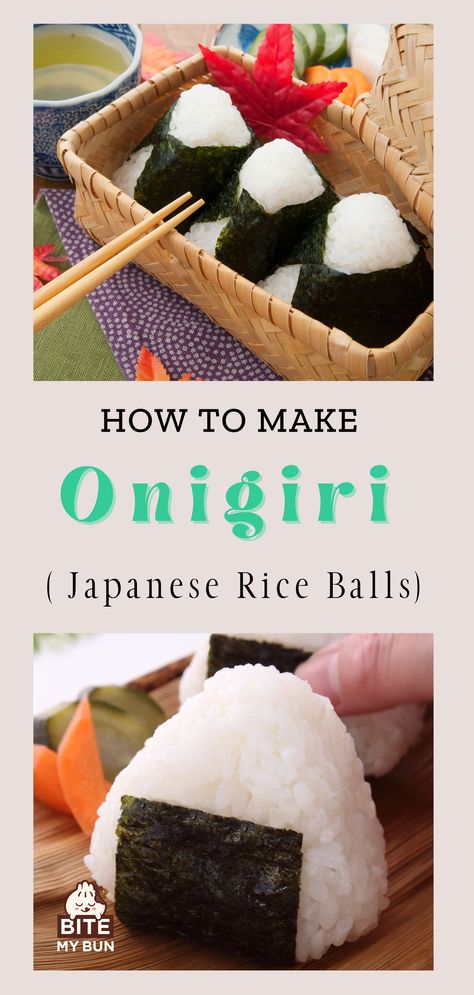 Filled Rice Balls, Rise Ball Japanese Food, Homemade Rice Balls, Rice Balls Recipe Japanese Vegan, How To Make Japanese Rice Balls, Rice Mold Ideas, Asian Rice Balls Recipe, Japanese Food With Rice, Sushi Rice Balls Recipe