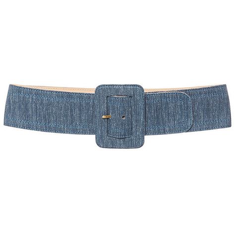 Isa Arfen Denim Belt with Leather Backing ($149) ❤ liked on Polyvore featuring accessories, belts, oversized belt, leather belts, genuine leather belts, real leather belts and 100 leather belt Denim Waist Belt, Mid-rise Belted Denim Blue Bottoms, Luxury Denim Belted Bottoms, Casual Blue Adjustable Belt, Luxury Blue Leather Belt, Types Of Jeans, Denim Belt, Ibiza Fashion, Jean Belts