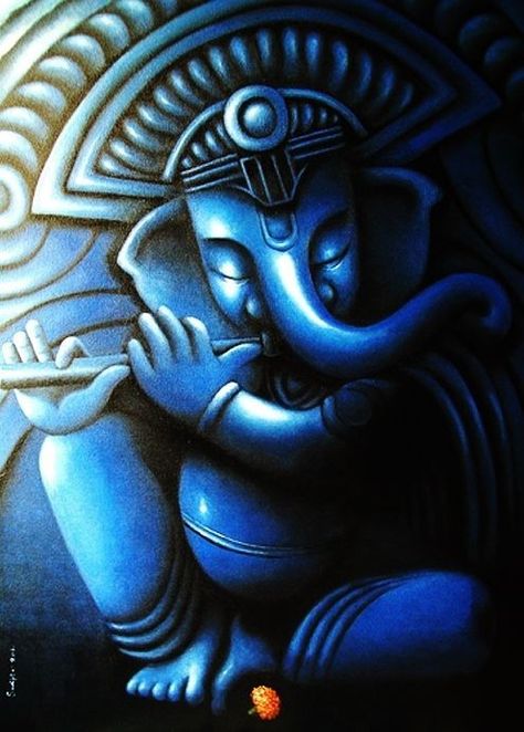 Paintings Krishna, Art Krishna, Art Parisien, God Ganesh, Ganesha Drawing, Ganesh Art Paintings, Tanjore Paintings, Art Buddha, Karma Yoga