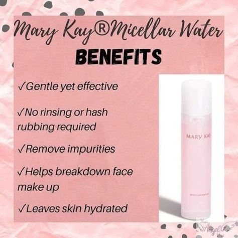 No need to rinse.
Gentle yet effective.
Versatile way to cleanse skin.
#marykay#skincare Oil Free Hydrating Gel Mary Kay, Mary Kay Referral, Micellar Water Benefits, Mary Kay Micellar Water, Mary Kay Cleanser, Mary Kay Usa, Mary Kay Business Tools, Mary Kay Perfume, Mary Kay Flyers