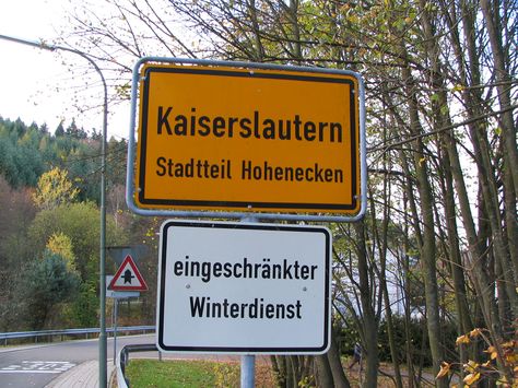 kindsbach germany | German road sign announcing Kaiserslautern/Hohenecken, Germany Landstuhl Germany, German Road Signs, Visiting Germany, Military Police Army, Ramstein Germany, Kaiserslautern Germany, European Beauty, German Study, Army Brat