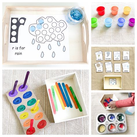 Pre Kindergarten Activities, Weekly Themes, Weather Cards, Weather Theme, Weather Unit, Playbased Learning, Montessori Toddler Activities, Pre K Activities, Pre Kindergarten