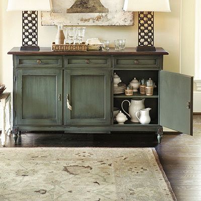 Buffet Design, Side Board, Distressed Furniture, Entryway Furniture, Ballard Designs, Paint Furniture, Redo Furniture, Furniture Inspiration, Paint Ideas