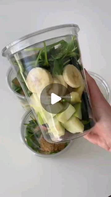 🍎21 Days Smoothie Diet™ 🇺🇸 on Instagram: "These have been a game changer for busy mornings  I like to add: Cucumber  Apple  Pineapple Banana  Spinach  Flax seed  Coconut water (add when ready to blend)  #healthyrecipes #mealprep #healthyliv ing #healthylifestyle #recipes #smoothie #easyrecipe #wellness" Busy Morning, Flax Seed, Coconut Water, 21 Days, Game Changer, Cucumber, Spinach, Meal Prep, Smoothie