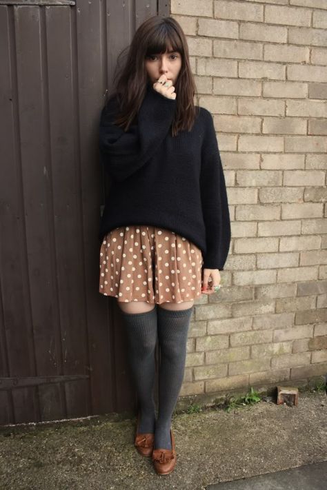 lovely fall outfit. Twee Outfits, Indie Girls, Indie Girl, About A Girl, Style Inspiration Fall, Indie Fashion, Looks Style, Winter Casual, Look Fashion