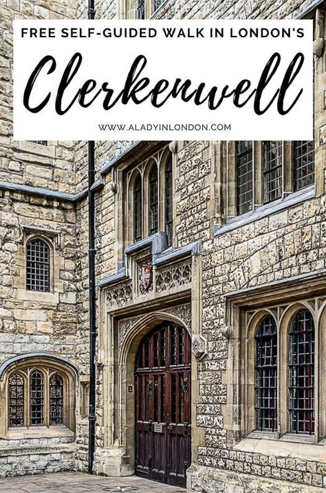 Clerkenwell Walking Tour - FREE Self-Guided Clerkenwell Walk and Map Best Places In London, St John Ambulance, Fire Crafts, London Walking Tours, Oregon Girl, Amsterdam Itinerary, Visit England, London England Travel, London With Kids