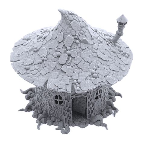 PRICES MAY VARY. Take your game to the next level! Immerse your miniatures in an eye-catching battlefield or role-playing adventure landscape with highly detailed EnderToys Terrain. Great value! Set includes 1 mushroom hovel with hinged doors and removable roof. Compatible! This tabletop scenery is made to supplement popular wargame and RPG miniatures averaging 28mm in scale. Standard size dice (16mm) may be shown for reference, not included. Made in the USA! Professionally 3D printed in Las Veg Tabletop Scenery, Adventure Landscape, 28mm Miniatures, Miniature Wargaming, Friendly Plastic, Tabletop Rpg, Role Playing, Battlefield, 3d Printed