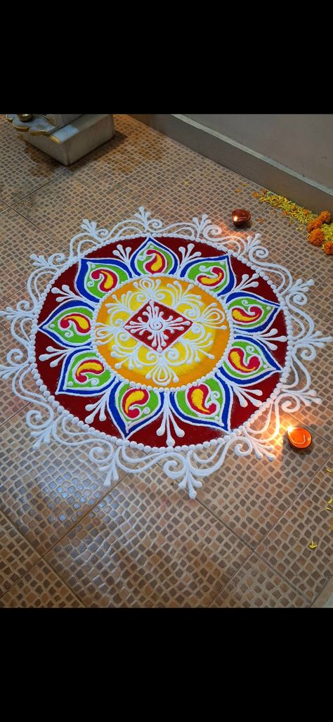 Free Hand Big Rangoli Designs, Big Rangoli Designs Creativity, Mini Rangoli, Cartoons Rangoli Design, Pongal Rangoli, Beautiful Simple Mehndi Design, Easy Cartoon, Border Rangoli, Rangoli Designs Photos