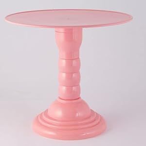 GRUPO MIRANDINHA Plastic Round Adjustable Cake Stand Cupcake Stand Candy Stand 4 Heights (Baby Pink) Everyday Centerpiece, Cake Display Stand, Cookies Fruit, Modern Cake, Pink Centerpieces, Candy Stand, Cake Pedestal, Cake Stand Display, Cake Holder