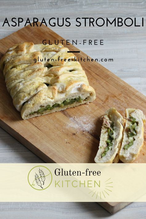 Gluten Free Stromboli Dough, Gluten Free Stromboli, Stromboli Recipe, Stuffed Bread, Gluten Free Kitchen, How To Cook Ham, Low Carb Gluten Free, Asparagus Recipe, Foods With Gluten