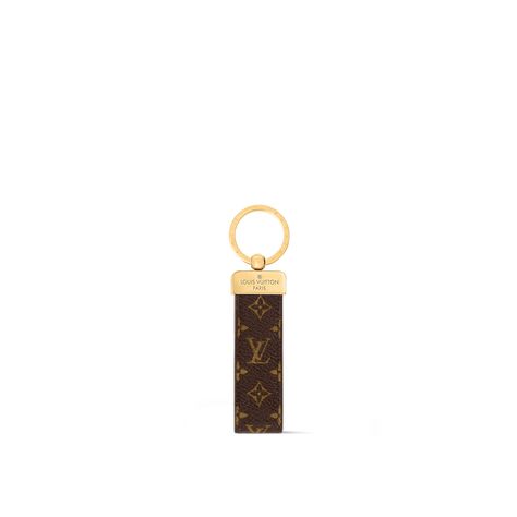 Dragonne Key Holder - Luxury Key Fob, Strap | LOUIS VUITTON ® Louis Vuitton Wristlet Keychain, Lv Keychain Wallet, Louis Vuitton Key Chain, Trendy Keychains For Car Keys, Car Keychain Aesthetic, Key Chains Aesthetic, Car Keys Aesthetic, Lv Keychain, Keys Aesthetic