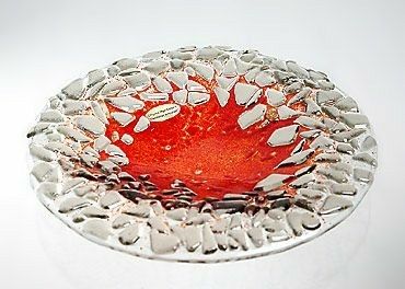 Glass Art Products, Sea Glass Mosaic, Fused Glass Dishes, Fused Glass Bowl, Fused Glass Plates, Kiln Formed Glass, Fused Glass Artwork, Stained Glass Birds, Glass Inspiration