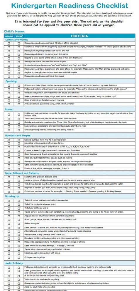 Kindergarten Readiness Checklist - this free resources was a HUGE help getting him ready for kindergarten. Kindergarten Evaluation Free Printable, Kindergarten Goals Checklist, Kindergarten Assessment Checklist, Kindergarten Readiness Assessment, Kindergarten Checklist, Preschool Checklist, Getting Ready For Kindergarten, Get Ready For Kindergarten, Kindergarten Architecture