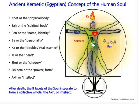 The 9 facets that comprise a human Soul. #Soul #Egyptian #Kemetic #Soul #Jung #Michaelburns #Spiritual #Spirit #Ancient #Cosmology Ancient Egyptian Magic, Kemetic Spirituality Knowledge, Egyptian Spirituality, Egyptian Magic, Morning Journal Prompts, Awakening Art, Sacred Woman, Kemetic Spirituality, Kemet Egypt