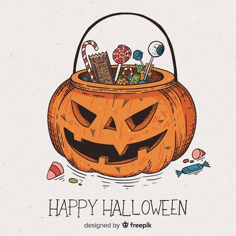 Pumpkin Background, Dulces Halloween, Pumpkin Drawing, Pennywise The Clown, Halloween Vector, Scary Clowns, Halloween Drawings, Halloween Digital, Vector Hand