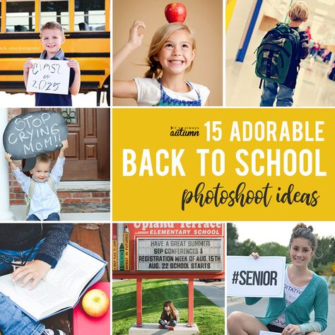 Holidays - It's Always Autumn Back To School Photo Ideas, Back To School Photoshoot, School Picture Ideas, School Photo Ideas, First Day Of School Photo, School Traditions, Back To School Photos, Kindergarten Photos, Kindergarten Pictures