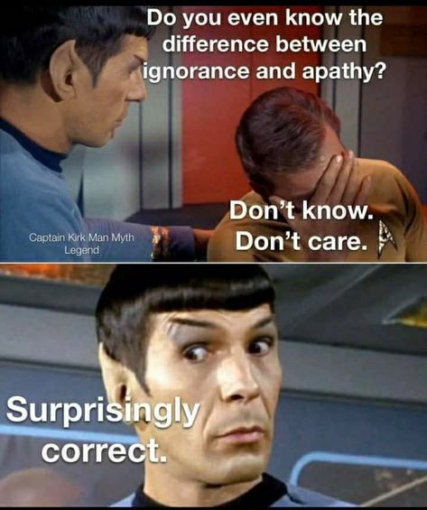 Star Trek Jokes, Star Trek Humor, Star Trek Meme, Star Trek Quotes, Star Trek Crew, Star Trek Funny, Star Trek Images, Star Trek Starships, Nerd Humor