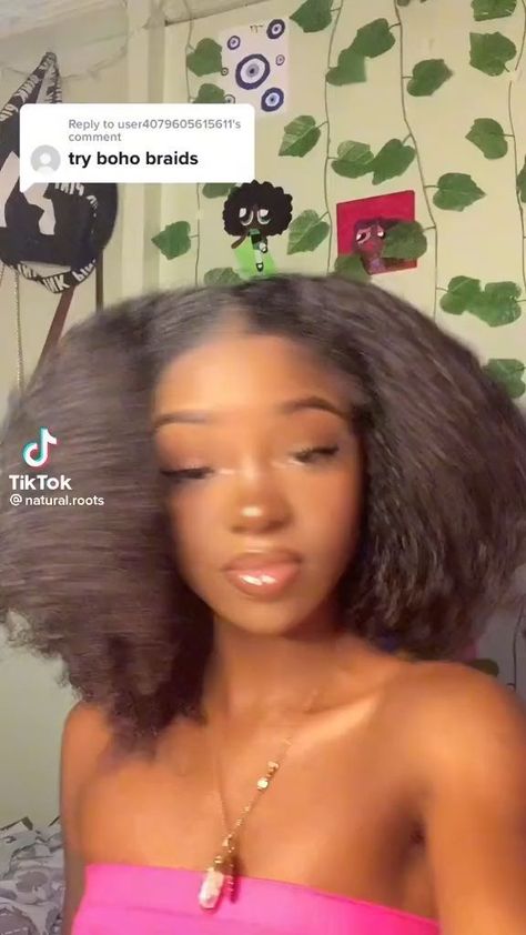 Cabello Afro Natural, Curly Hair Videos, Quick Natural Hair Styles, Cute Curly Hairstyles, Choppy Bob Hairstyles, Choppy Bob, Girls Natural Hairstyles, Pelo Afro, Curly Hair Styles Easy