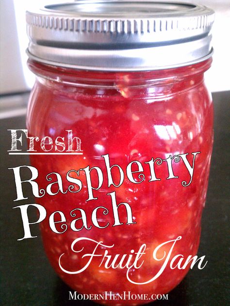 Raspberry Peach Jam, Nectarine Jam, Raspberry Freezer Jam, Blackberry Jam Recipes, Canning Jam Recipes, Sweet Sauces, Peach Jelly, Peach Raspberry, Canning Peaches