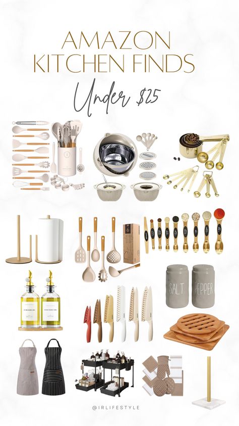 Kitchen Essentials Under $25 from Amazon. Toilet Designs, Amazon Kitchen Finds, Studio Workspace, Aesthetic Amazon, Design Studio Workspace, Mommy And Baby Pictures, Apartment Guide, Apartment Hunting, Kitchen Finds