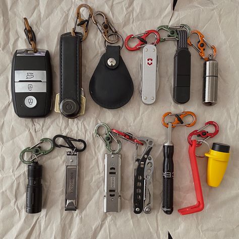 Keychain Multitool, Edc Carry, Edc Essentials, Edc Keychain, Edc Gadgets, Cool Keychains, Edc Bag, Nite Ize, Inside My Bag