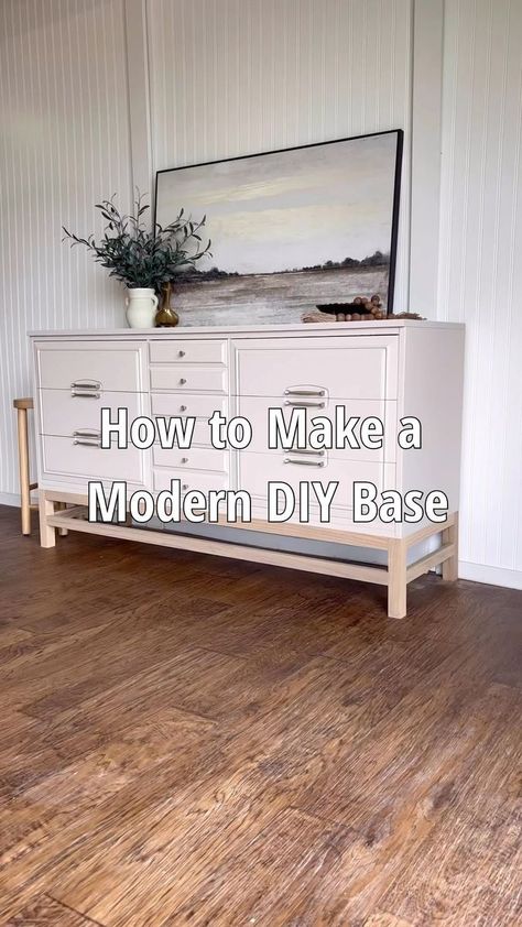 Breeya Shade Refurbishings | MCM Furniture Flips on Reels | The Benny Goodman Orchestra · Sugar Foot Stomp Diy Furniture Legs Ideas Wood, Diy Furniture Legs Ideas, Tall Furniture, Mcm Furniture, Modern Diy, Furniture Legs, Furniture Restoration, Flipping Furniture, Repurposed Furniture