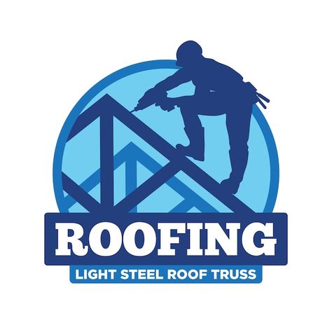 Roofing Company Logos, Roofing Logo, Steel Roof, Roofing Company, Roofing Companies, Company Logos, Roof Trusses, Service Logo, Company Logo Design