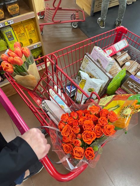 grocery cart full at trader joes Full Grocery Cart, Grocery Cart Aesthetic, Poem Drawings, Trader Joes Aesthetic, Groceries Aesthetic, Cart Aesthetic, Vision 2024, Notion Dashboard, Grocery Cart