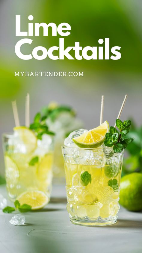 Lime Cocktails Cocktails With Lime Juice, Lime Recipes Drink, Drinks With Lime, Lime Drinks Cocktails, Cocktails With Lime, Lime Juice Cocktail, Lime Cocktail Recipes, Lime Cocktails, Lime Juice Recipes