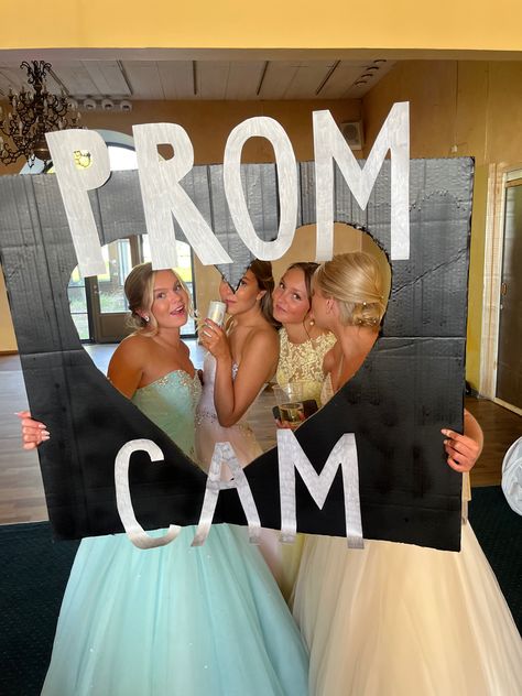 Prom Photo Booth Ideas, Prom Photo Booth, Prom Photos, Paper Cutout, Photo Set, Senior Year, Photo Booth, Cut Out, Prom