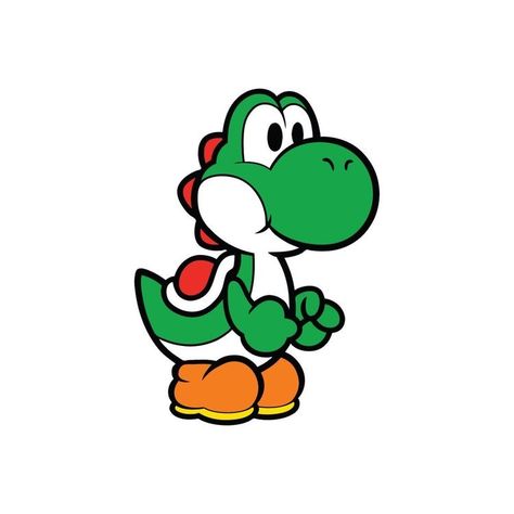 Super Mario Yoshi, Mario Plush, Mario Yoshi, Super Mario Birthday Party, Vinyl Svg, Doodles Art, Mario Birthday Party, Super Mario Birthday, Green Dinosaur