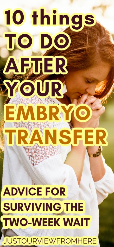 What To Do After Fet Transfer, What To Eat After Embryo Transfer, Fet Transfer Day, Prayers For Embryo Transfer, Fet Transfer Diet, How To Prepare For Frozen Embryo Transfer, Embryo Transfer Prayers, Fet Transfer Tips, Two Week Wait Tips