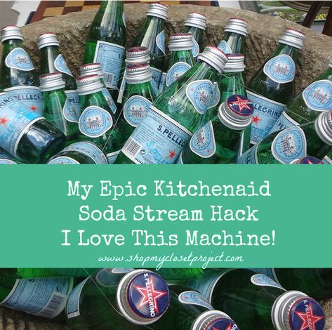 I love Perrier and San Pellegrino but my wallet doesn't love the habit. Here is the epic Soda Stream hack that I did recently that will save me money and help the earth at the same time! Soda Stream Station, Soda Stream Hack, Sodastream Hack, Soda Stream Recipes, Money Hungry, Soda Syrup, Help The Earth, Healthy Beverages, Money Saving Recipes