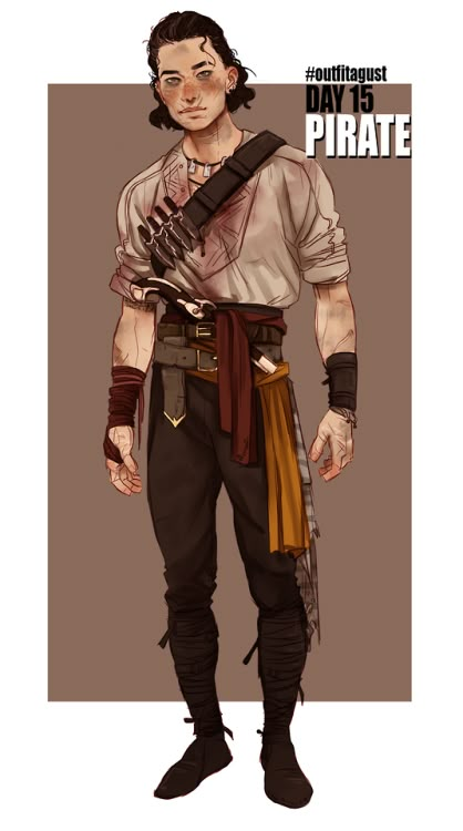 stan christella™ Character Art Challenge, Pirate Clothing, Rogue Character, Ren Faire Outfits, Pirate Outfit, Pirate Art, Ren Fair, Adventure Outfit, Pirate Costume