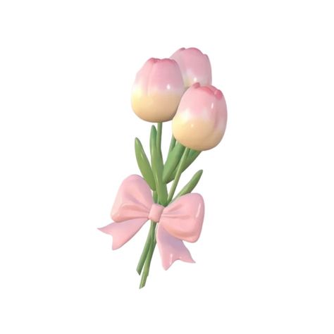 🩰𓈒⋆⑅˚₊୨୧₊˚⑅⋆𓈒🩰 Tulip Clipart, Tulip Drawing, Jelly Flower, Flower App, Strawberry Gifts, Flowers 3d, Tulips Art, Minimalist Icons, Vintage Png