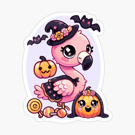 Get my art printed on awesome products. Support me at Redbubble #RBandME: https://www.redbubble.com/i/sticker/Flamingo-Halloween-by-MermanDesigns/165101584.EJUG5?asc=u Flamingo Halloween, Halloween Sticker, Halloween Stickers, Planner Stickers, Flamingo, My Art, Awesome Products, Art Prints, Halloween