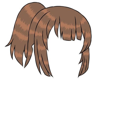 Gacha Brown Hair, Gacha Hair, Brown Highlights, Gacha Life, Brown Hair, Collage, Green, Hair, Pins