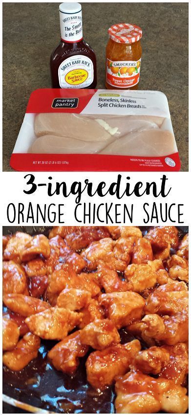 Orange Chicken Sauce Recipe, 3 Ingredient Orange Chicken, Orange Chicken Sauce, Chicken Sauce Recipes, Chicken Sauce, Mapo Tofu, Cheese Puffs, Sauce For Chicken, Best Food Ever