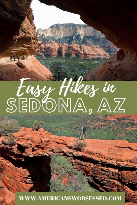 Check out these easy hikes in Sedona - you won't want to miss!  No need to break a sweat on these stunning hikes. easy hikes in Sedona| Arizona travel tips | Hiking in Sedona | best places in Sedona Sedona Arizona Travel, Sedona Hikes, Wagon Trails, Travel Restaurant, Packing Travel, Travel Flight, Flight Travel, Arizona Hiking, Hiking Map