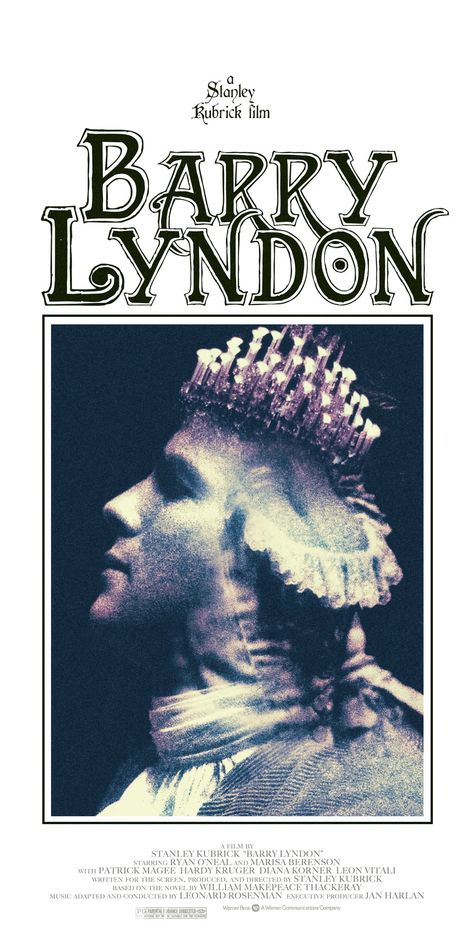 Barry Lyndon Poster, 70s Movie Posters, Identity Moodboard, Stanley Kubrick Movies, Barry Lyndon, 70s Films, Mondo Posters, Art Haus, Film Posters Art