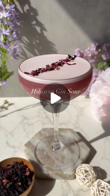 82K views · 6K likes | Kristi | Cocktail & Drink Recipes on Instagram: "Ask and you shall receive! It’s time for the “Don’t Be Sour” sour series to begin! Today, we are making a Hibiscus Gin Sour! Tart, floral and perfect for spring! 

1.5 oz Gin
0.5 oz Hibiscus Syrup
0.75 oz Lemon Juice
0.5 oz Chambord
1 Egg White

Add hibiscus syrup, lemon juice, Chambord, gin & egg white to a cocktail shaker. Dry shake, add ice and shake again. Strain into a coupe glass and garnish. Cheers!

#gin #ginsour #sour #cocktailrecipe #springdrinks #springrecipes #gindrinks #cocktails" Bartending 101, Hibiscus Syrup, Cocktail Drink Recipes, Gin Sour, Gin Drinks, Gin Cocktail, Cocktail Drink, Cocktail Drinks Recipes, Gin Cocktails