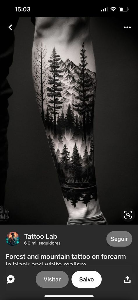 Mountain Sleeve Tattoo, Waterfall Tattoo, Nature Tattoo Sleeve, Cross Tattoo For Men, Hiking Tattoo, Mountain Tattoo, Family Tattoos, Sleeve Tattoos For Women, Cross Tattoo