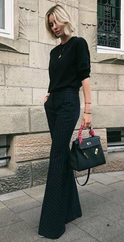 Edgy Professional Outfits, Edgy Office Fashion, Office Outfits For Ladies, Fashionable Business Attire, Edgy Work Outfits, Black Outfit Edgy, Nice Office, Women Office Outfits, Happy Hour Outfit