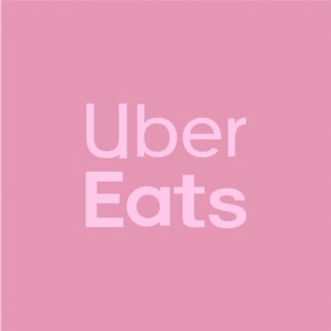 Pink Uber Eats Icon, Pink Uber Icon, Iphone Wallpaper Vintage Pink, Uber Eats Icon, Iphone Icon Aesthetic, Widget Pink, Icons Phone, Phone Widget, Iphone Widgets