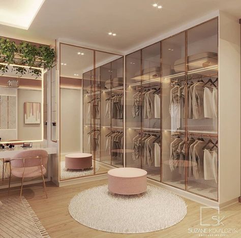 Hiasan Bilik Tidur, Dream Closet Design, Luxury Closets Design, Closet Decor, Bedroom Closet Design, Dream House Rooms, Luxury Homes Interior, Room Design Bedroom, Room Makeover Bedroom