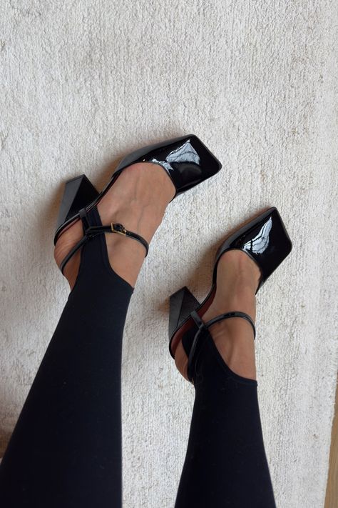 Charlotte 95 patent leather pumps curated on LTK Trendy Heels 2024, Heels Aesthetic, Black Patent Heels, Pump Heels, Patent Heels, Patent Leather Shoes, Patent Leather Pumps, Sneaker Heels, Shoe Obsession