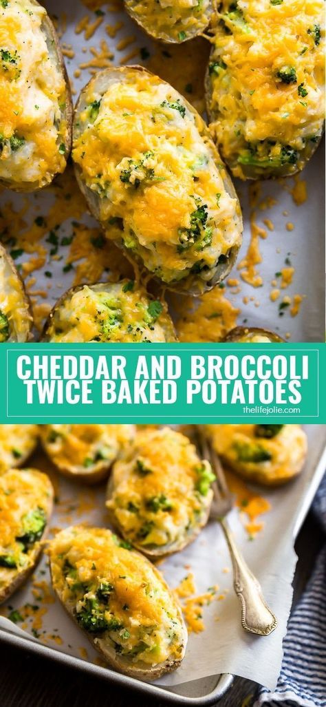 Twice Baked Potatoes Recipe, Broccoli And Potatoes, Cheddar Potatoes, Twice Baked Sweet Potatoes, Beans Recipes, Stuffed Baked Potatoes, Broccoli Bake, Baked Potato Recipes, Fresh Recipes